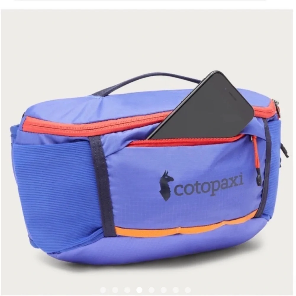 Cotopaxi Lagos 5L Hiking Hydration Hip Pack Blue Purple NWT Ventilated
